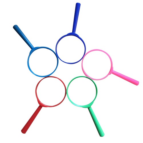 Colorful handheld magnifying - handheld,
