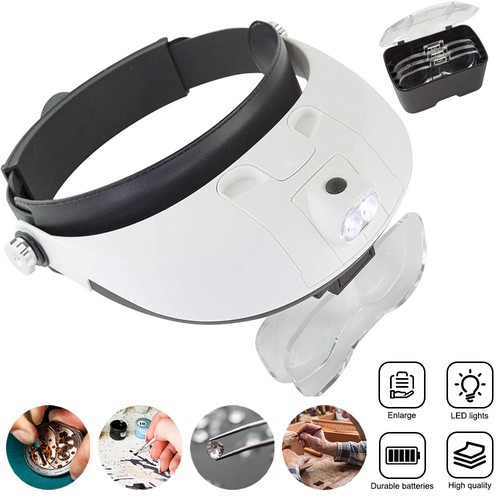 Hands free headband magnifying - headband,