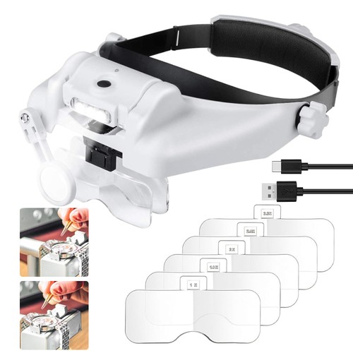 Jewelers loupe headset with - loupe,
