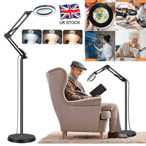 10x magnifying glass with - glass,