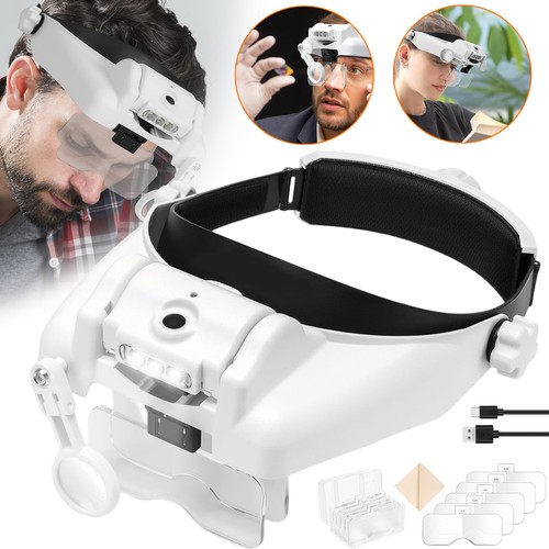 Led head mounted - led, magnifying