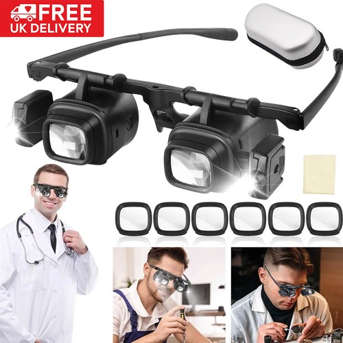 Magnifying glass headband with - headband,