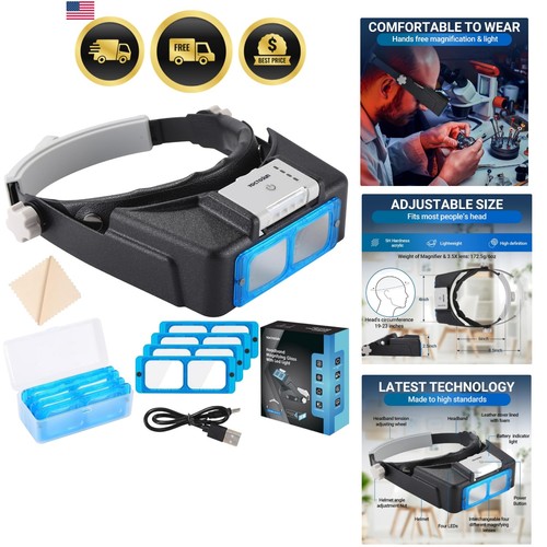 Magnifying glasses with light - glasses,