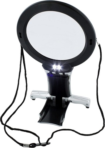 Large magnifying glass with - 6x,