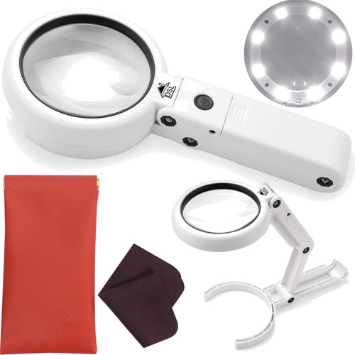 Portable 11x led magnifying - 5x/11x,