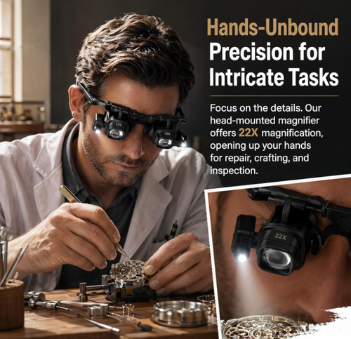 Precision led magnifier for - precision,