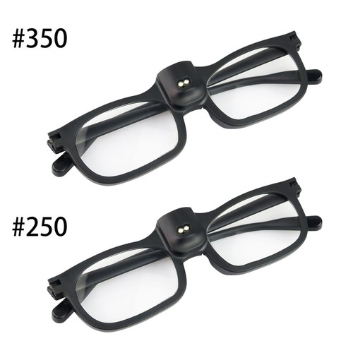 Magnifying glasses with light - with,