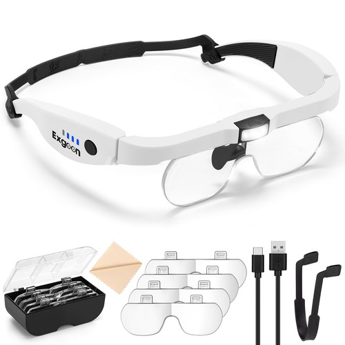 Exgoon magnifying glass with - magnifying,