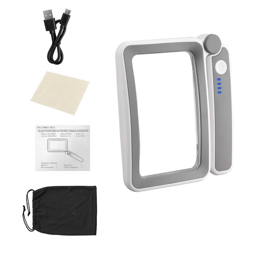 Magnifier with led - 4x, 10