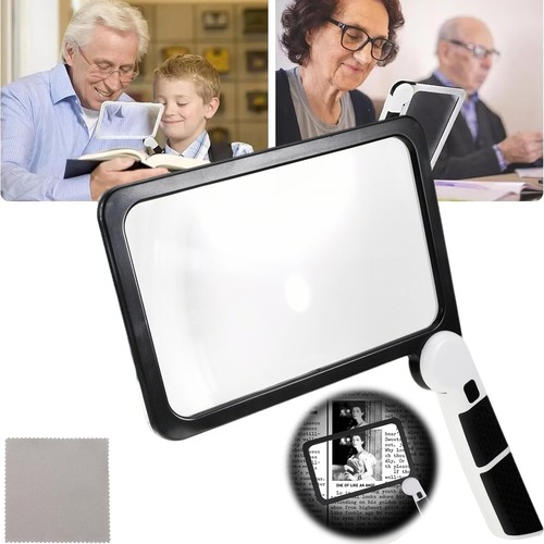 Magnifying glass with light - with,