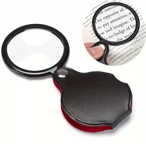 Powerful magnifying glass - glass, 50mm