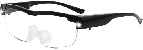 Led magnifying glasses 5x - glasses, 2.5x