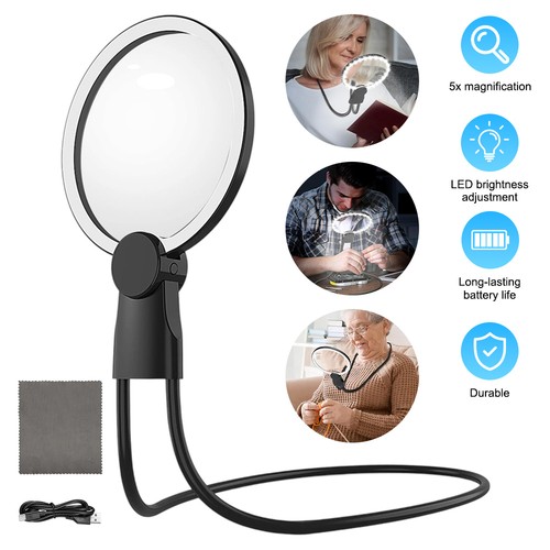 Led light magnifier - light,