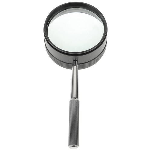Handheld black magnifying - handheld,