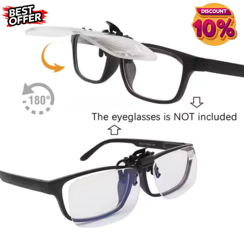 Clip flip magnifying - clip, up