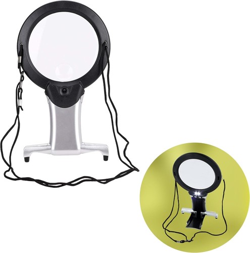 Magnifying glass with led - with,