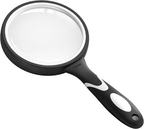 Large magnifying glass 10x - magnifying, glass,