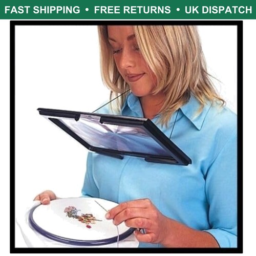 Hands free led magnifier - magnifier, with