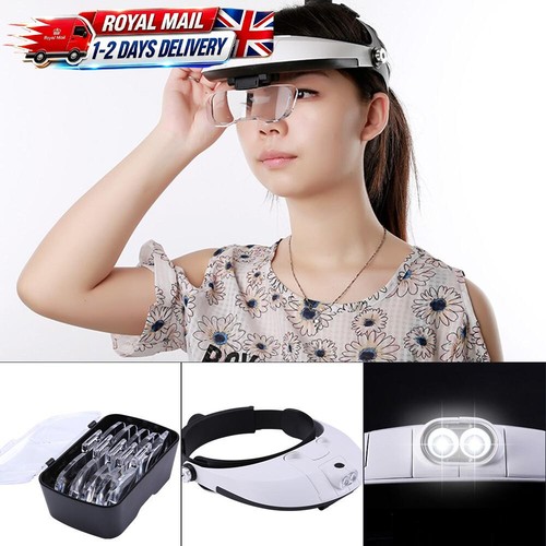 Head mounted magnifying glass - magnifying,