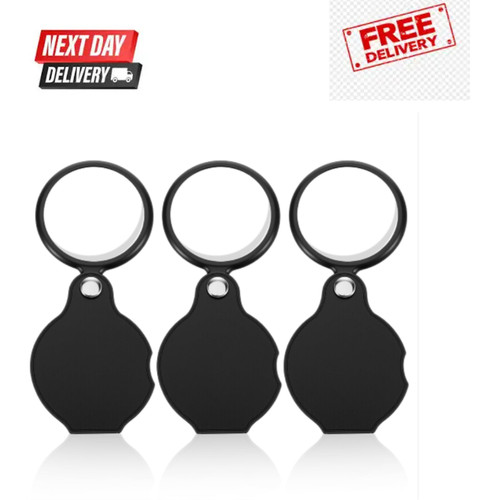 3pcs 10x small magnifying - 3pcs,