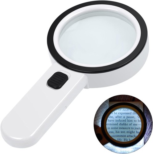 30x magnifying glass with - glass,