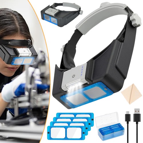 Head mounted magnifying - head-mounted,