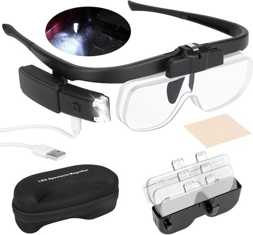 Head magnifying glasses for - head,