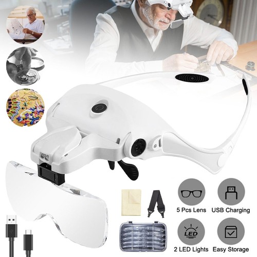 Hands free headband magnifying - free,
