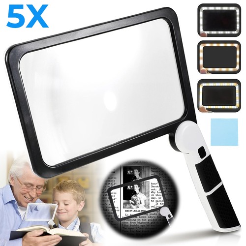 Book magnifier glass page - 5x,