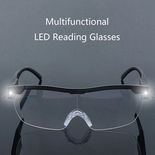 Magnifying glass glasses with