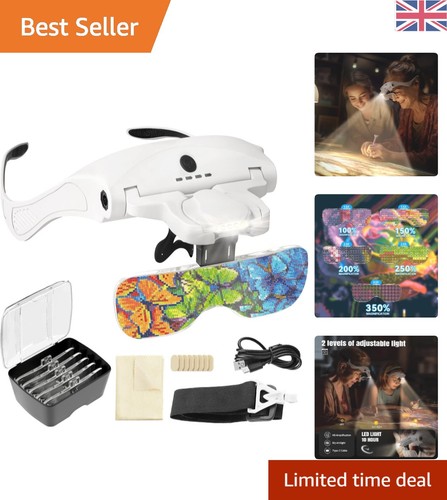 Led magnifying glasses - glasses, with