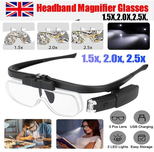 Jeweler watchmaker with led - jeweler,