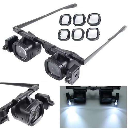 Head mounted magnifying - head,