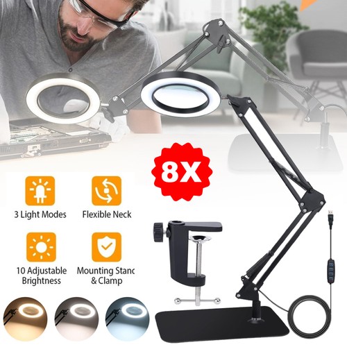 Desktop magnifying glass with - magnifying,